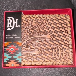 RH Co. Tan Leather Bifold Wallet